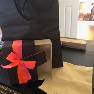 LOUIS VUITTON BOX, POUCH AND BAG